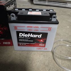 MOTORCYCLE BATTERY DIE HARD BRAND 