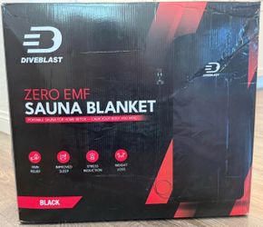**BRAND NEW WITH BOX** Diveblast Zero EMF Sauna Blanket