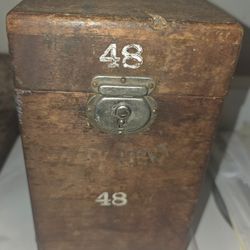 Vintage Westinghouse Electric Mfg. Transformer In Wooden Case, 11 Pounds Heavy