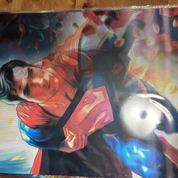 Super Man 3D Poster Large New 