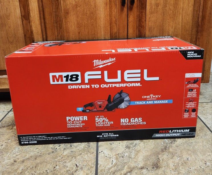 Milwaukee Cordless 9 In. Cut off Saw Kit 2786-22HD