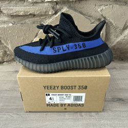 New DS Adidas Yeezy Boost 350 V2 Dazzling Blue Size 4.5 Men/ ~6 Women