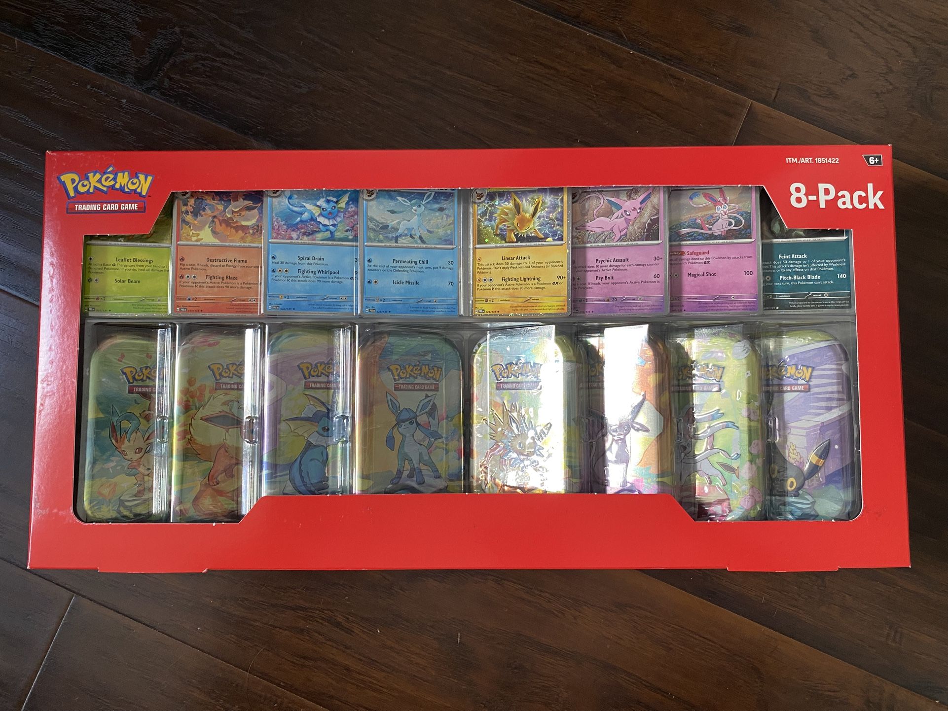 Pokemon TCG Prismatic Evolutions Costco 8 Mini-Tin Bundle SEALED
