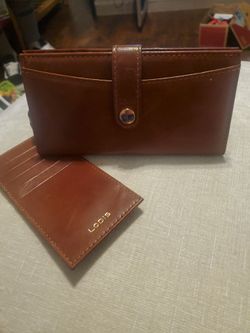 Brand New LODIS Genuine Leather Continental Wallet - Brown