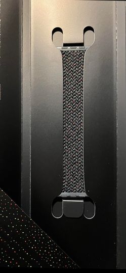 45mm Black Unity Braided Solo Loop - Size 8