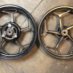 41073.0652 And 41073.0651 Front And rear Wheels 2013-2016 Kawasaki EX300