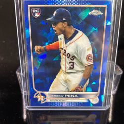 2022 Topps Chrome Sapphire Edition Jeremy Pena #583 Rookie RC