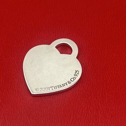 Tiffany & Co. Sterling Silver Heart Pendant AUTHENTIC!