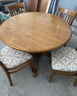 Dining Room Oak Table For Chairs