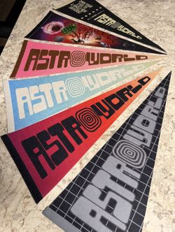 Travis Scott Astroworld Decor Flags