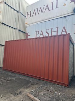 20FT SHIPPING CONTAINER – WIND & WATERTIGHT | HEAVY DUTY STORAGE SHED | CONNEX BOX (ROLL-UP DOOR)
