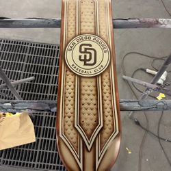 San Diego Padres Custom Skateboard