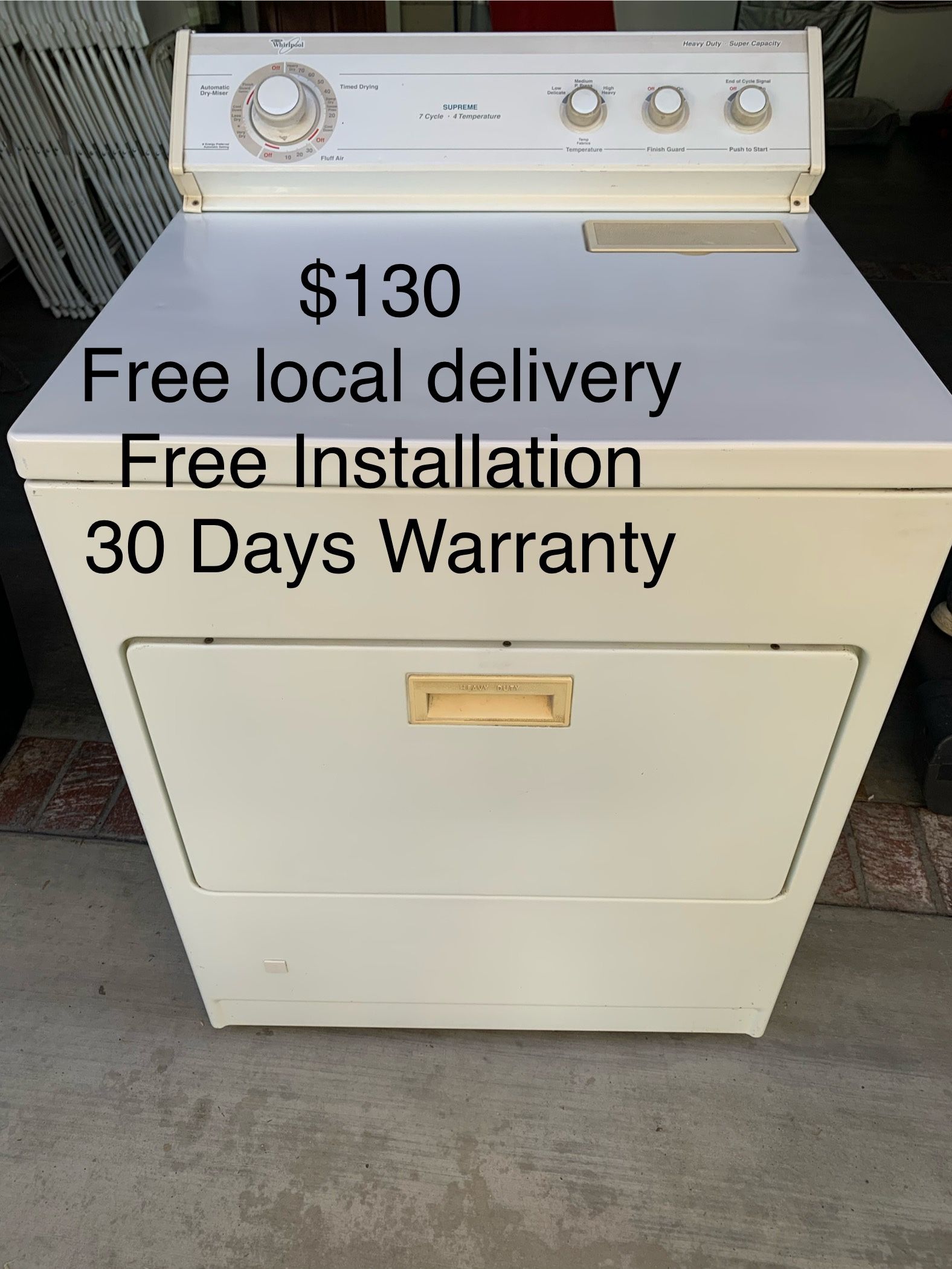Whirlpool Gas Dryer