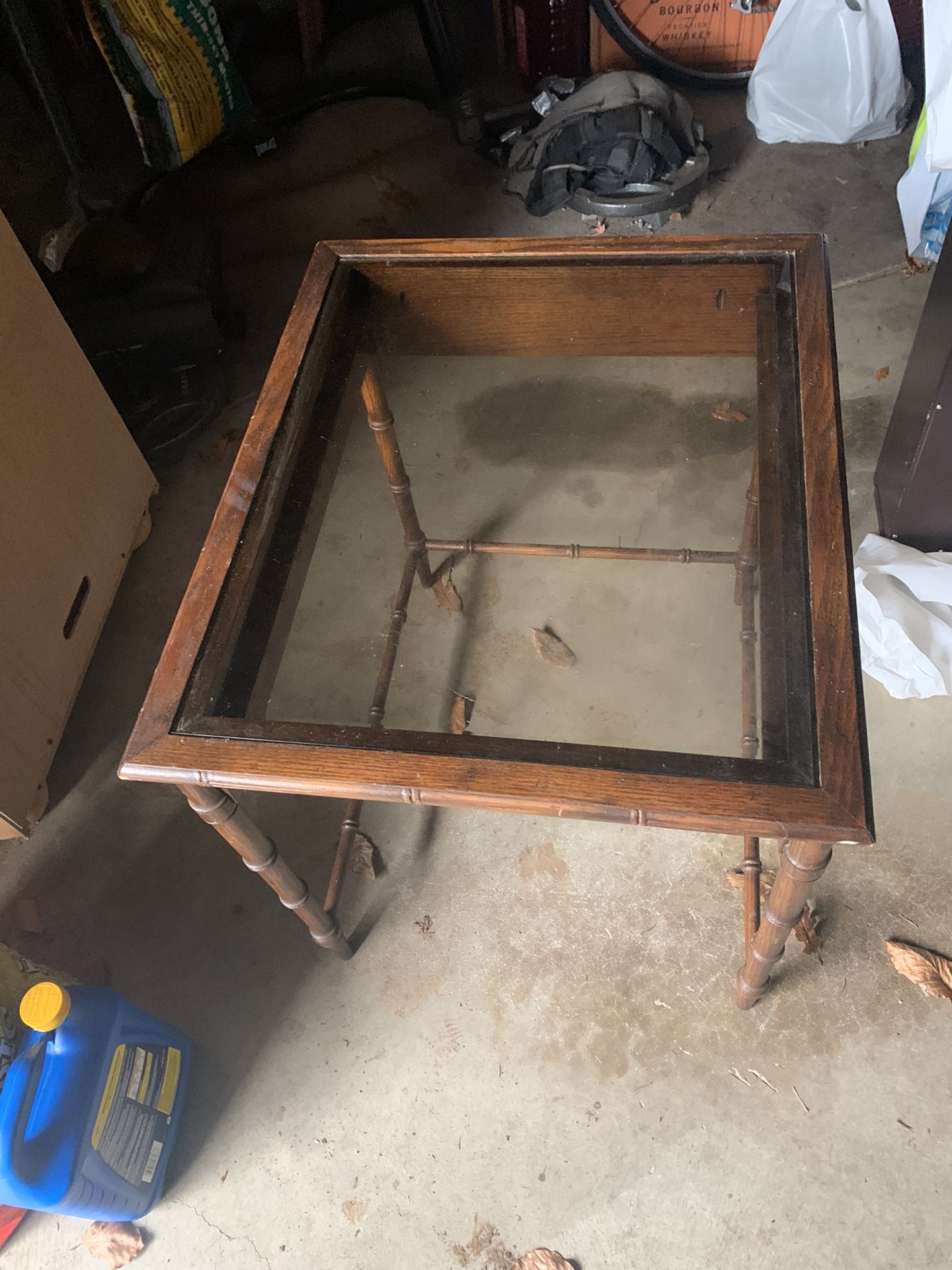 Antique End Table Good Condition - Missing Small Drawer $10