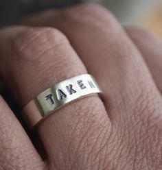 Engraving Stamped Rings