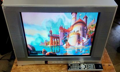 20" CRT TV Flat screen color retro gaming television 2003