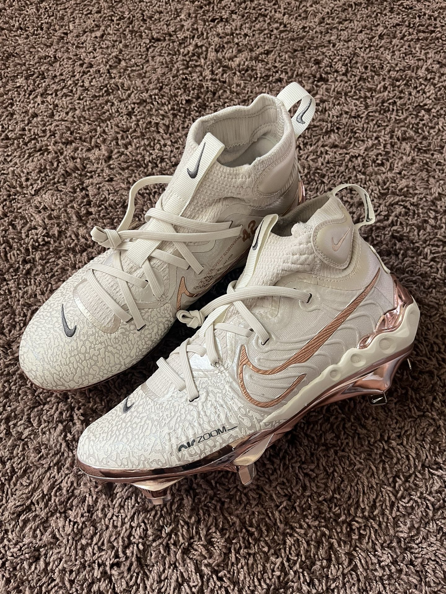 New Nike Alpha Huarache NXT Jackie Robinson Day Baseball Cleats Men’s size 7.5