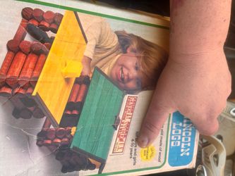 Vintage original Lincoln Logs General Store Set