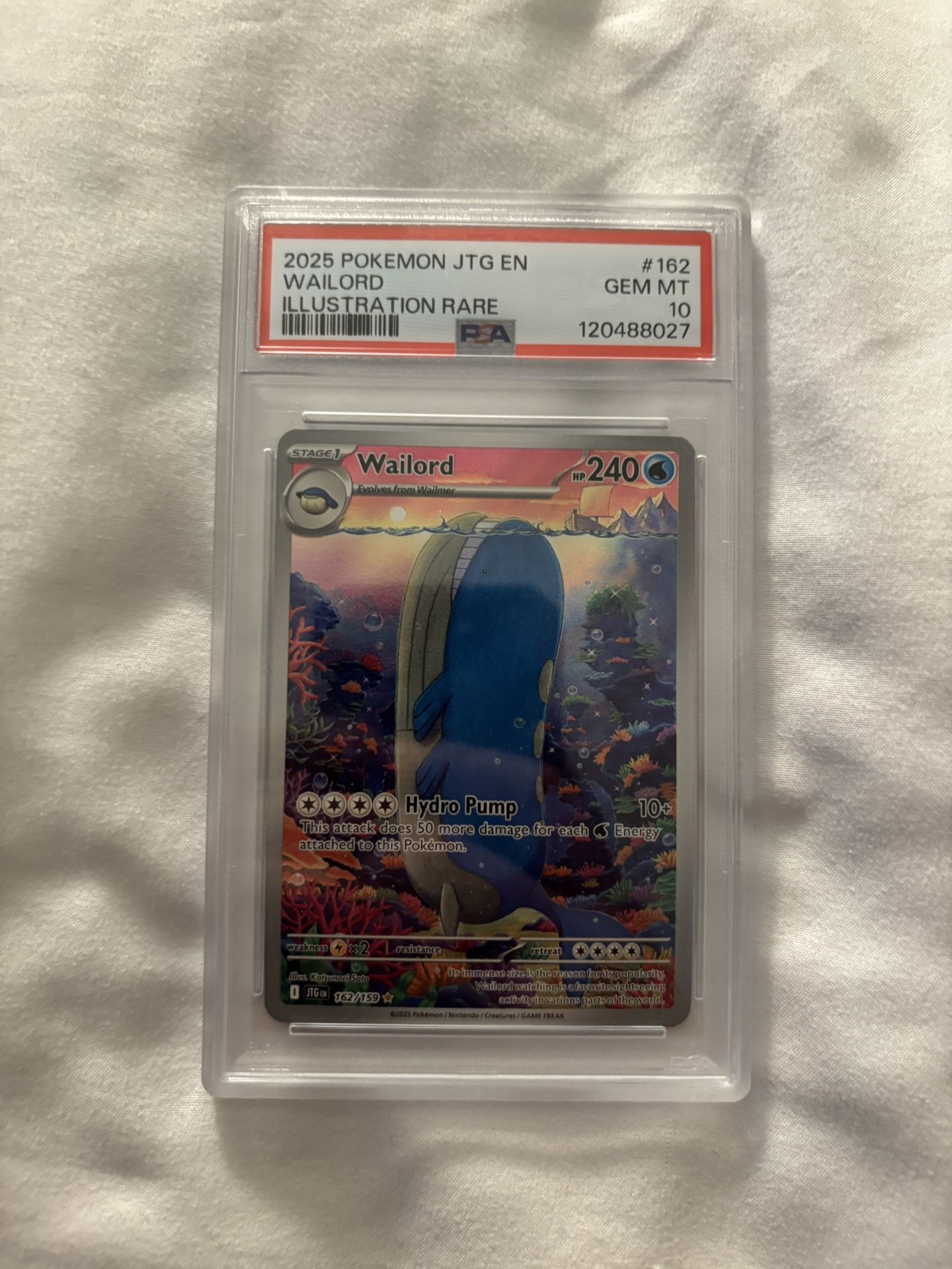 PSA 10 Wailord IR Journey Together