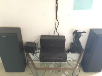Stereo receiver and speakers