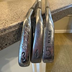 Iron Set 3-5 Cleveland Tour Action - Titleist 762 - Laser FX Ram - Dynamic Gold
