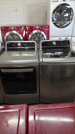 Set LG washer and dryer top load