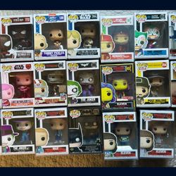 20 New Funko Pop, Spider-Man, Joker, Batman Star Wars   Cash only   Pick up in Long Beach   