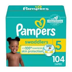 Pampers Swaddlers Size 5 104ct
