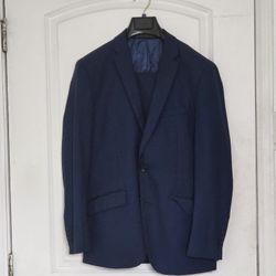Men’s Indigo Blue Suit Jacket – Size 38R (Slim Fit)
