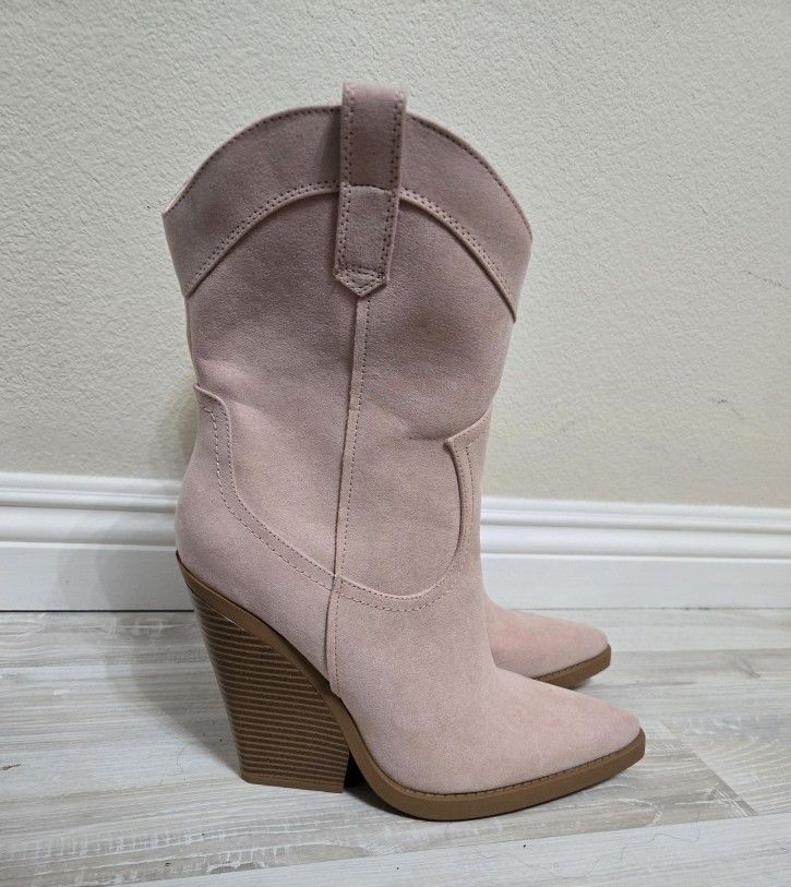 New Pink Cowboy Boots