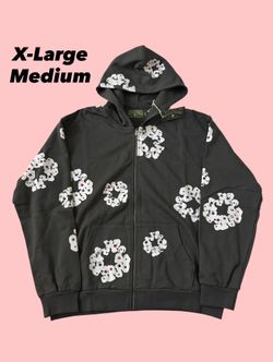  Denim Tears Rhinestone Wreath Zip