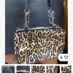 Large Kate Spade Leopard Purse Sold Out New 