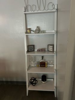 Ladder shelves
