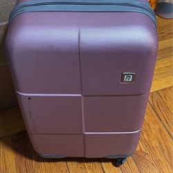 Olympia Plum Hard Shell Suitcase