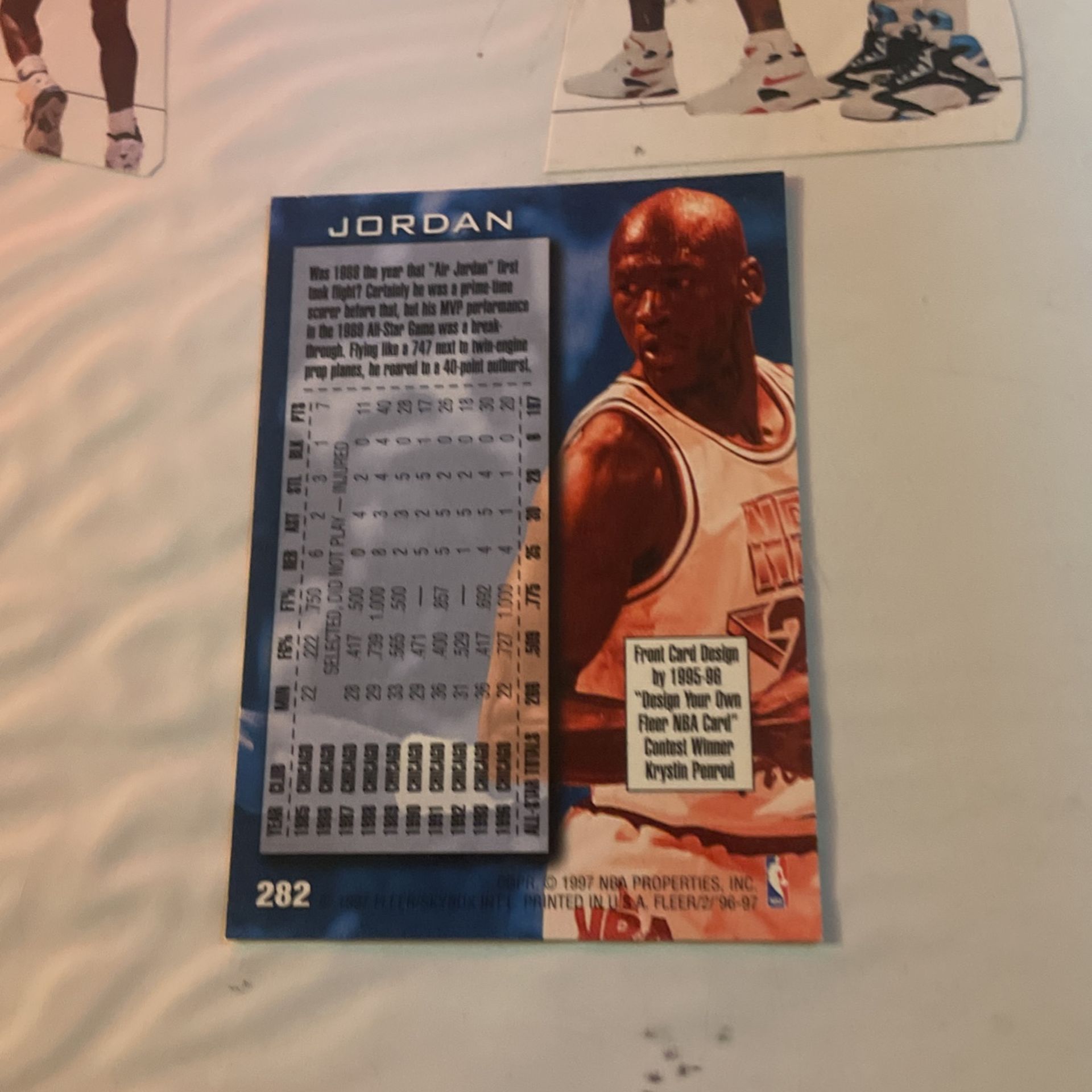 3 MJ Cards + 1 Of 2500 Shaq Card