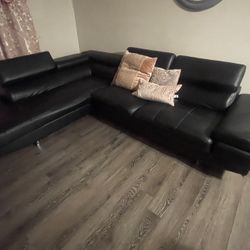 Leather Sofa 