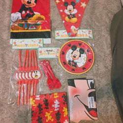 Happy Birthday Party Decorations (Mickey Mouse)