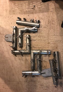 Avenger 12 x 12 Metal Frame 3” round pipe and frame set