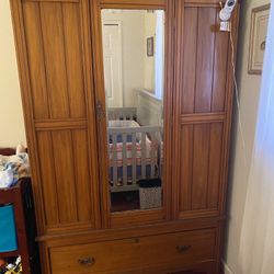 Antique Oak Armoire