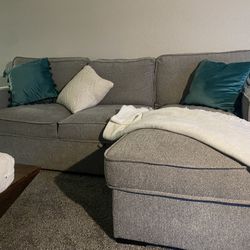 Small Gray Sectional 