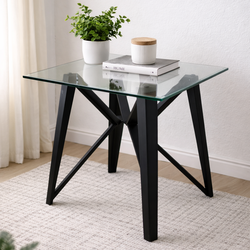 Glass Side Table