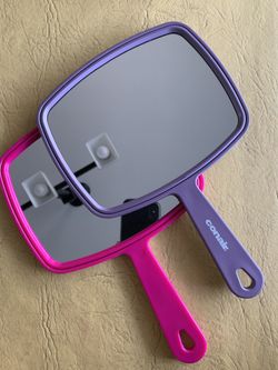 Conair Hand Mirrors Fuchsia And Lilac Color 