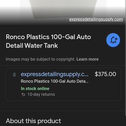 Detail Water Plastic Tank 