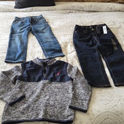 BOY CHOTHES  SWEATER  $5  JEANS  $10 EACH 