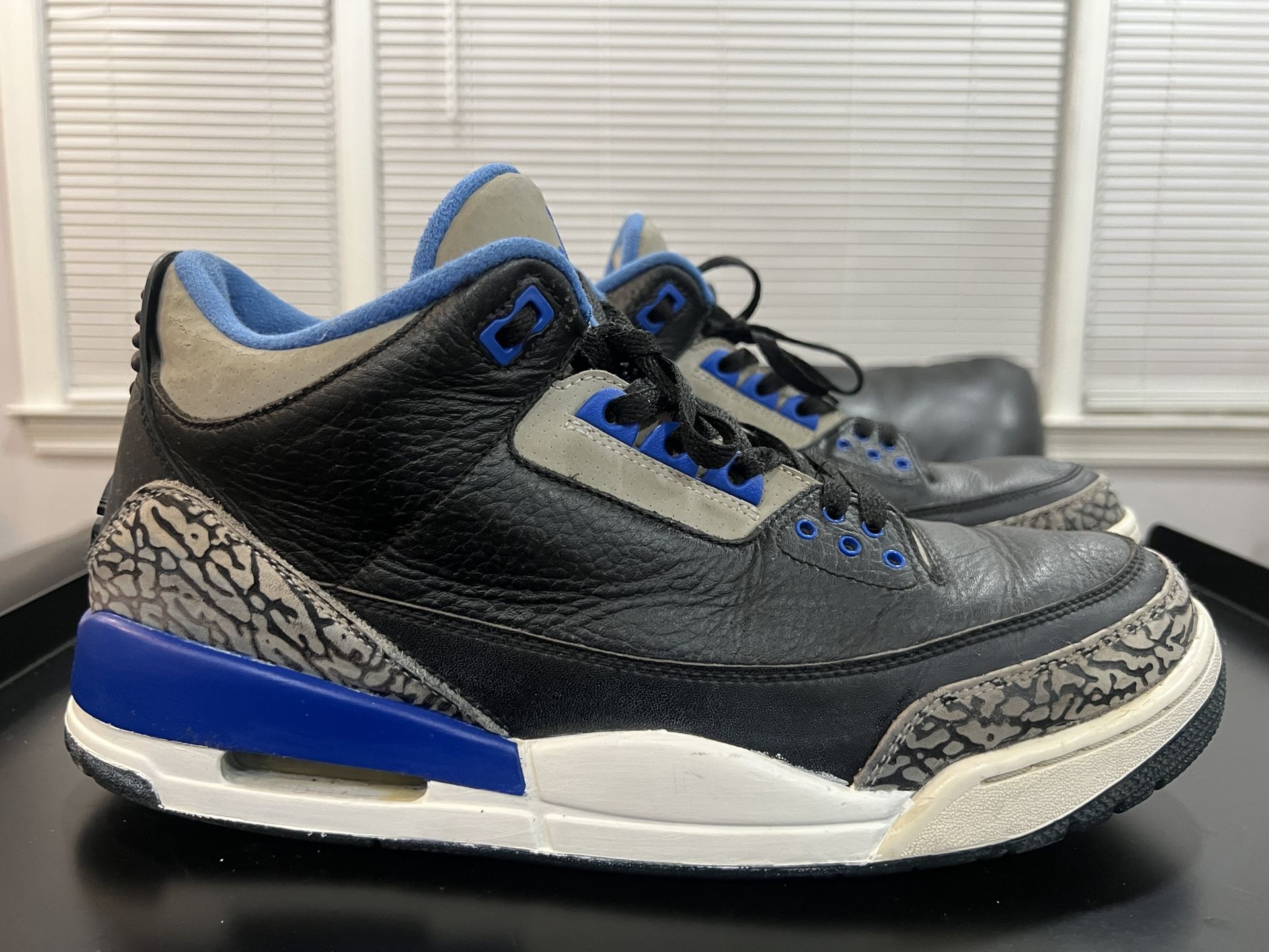 Jordan Retro 3 Sport Blue Size 12 Mens $120 OBO