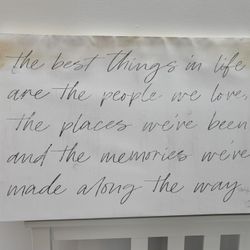”Best Things In Life” Canvas Wall Art FREE