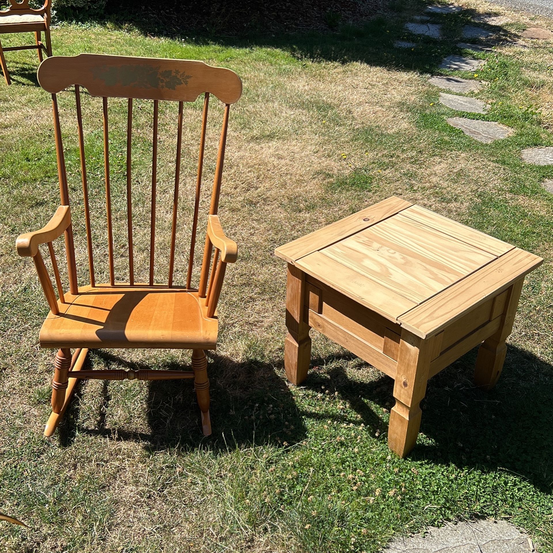 Pier One Rustic Side Table