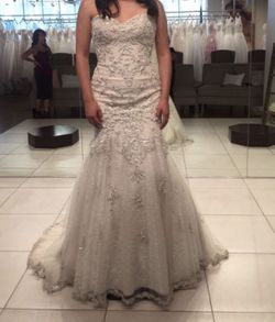 Champagne Wedding Dress (Brand New)
