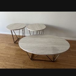 Coffee Table And Two End Tables