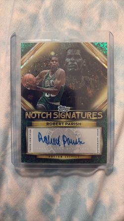 Topps Basketball Notch Signatures Auto Of Robert Parish